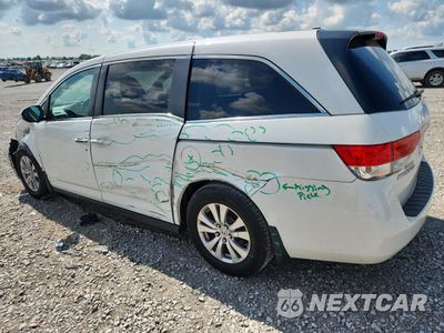 Drugie zdjęcie samochodu z przodu: 2016 HONDA ODYSSEY EXL VIN:5FNRL5H60GB168544 - miniatura