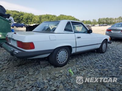 Trzecie zdjęcie samochodu z tyłu: 1988 MERCEDES-BENZ 560 SL VIN:WDBBA48D4JA084158 - miniatura