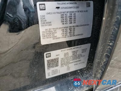 Zdjęcie 12 z 12 samochodu: 2023 GMC SIERRA K1500 ELEVATION VIN:1GTUUCE8XPZ311253 - miniatura
