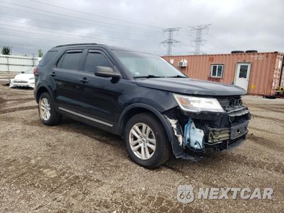 Czwarte zdjęcie samochodu z boku: 2018 FORD EXPLORER XLT VIN:1FM5K8D82JGC27998 - miniatura