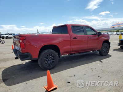 Trzecie zdjęcie samochodu z tyłu: 2021 CHEVROLET SILVERADO K1500 LT TRAIL BOSS VIN:1GCPYFED6MZ410230 - miniatura