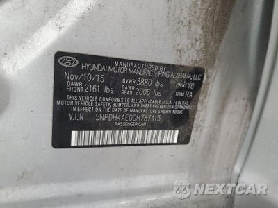 Zdjęcie 12 z 13 samochodu: 2016 HYUNDAI ELANTRA SE VIN:5NPDH4AE0GH787413 - miniatura