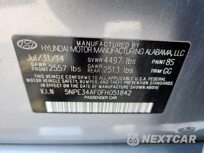 Zdjęcie 12 z 12 samochodu: 2015 HYUNDAI SONATA SPORT VIN:5NPE34AF0FH051842 - miniatura