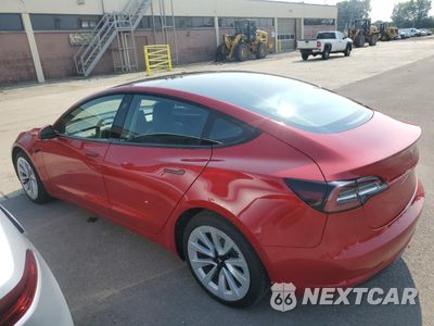Drugie zdjęcie samochodu z przodu: 2022 TESLA MODEL 3 VIN:5YJ3E1EA9NF304751 - miniatura