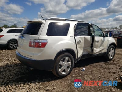 Trzecie zdjęcie samochodu z tyłu: 2008 GMC ACADIA SLT-1 VIN:1GKEV23748J262691 - miniatura