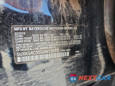 Zdjęcie 13 z 13 samochodu: 2016 BMW X5 XDRIVE35D VIN:5UXKS4C55G0N13514 - miniatura