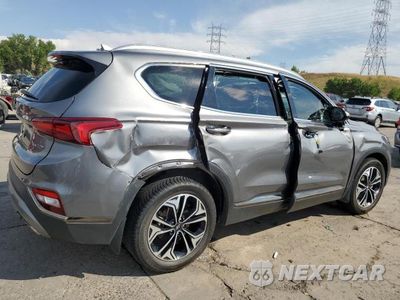Trzecie zdjęcie samochodu z tyłu: 2020 HYUNDAI SANTA FE LIMITED 2.0T VIN:5NMS5CAA3LH160297 - miniatura