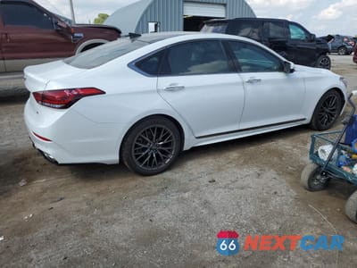 Trzecie zdjęcie samochodu z tyłu: 2020 GENESIS G80 BASE VIN:KMTFN4JE4LU337900 - miniatura