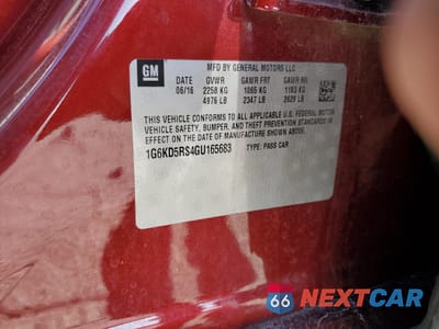 Zdjęcie 12 z 14 samochodu: 2016 CADILLAC CT6 LUXURY VIN:1G6KD5RS4GU165683 - miniatura