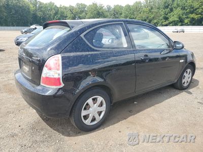 Trzecie zdjęcie samochodu z tyłu: 2007 HYUNDAI ACCENT GS VIN:KMHCM36CX7U014345 - miniatura