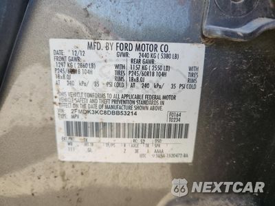Zdjęcie 13 z 14 samochodu: 2013 FORD EDGE LIMITED VIN:2FMDK3KC8DBB53214 - miniatura