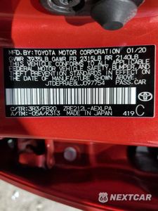 Zdjęcie 13 z 13 samochodu: 2020 TOYOTA COROLLA LE VIN:JTDEPRAE8LJ097754 - miniatura