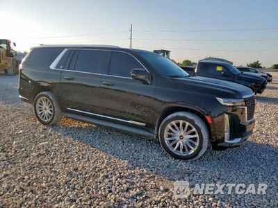 Czwarte zdjęcie samochodu z boku: 2022 CADILLAC ESCALADE ESV PREMIUM LUXURY VIN:1GYS3KKL0NR190432 - miniatura