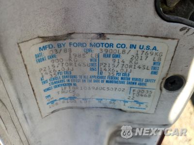 Zdjęcie 12 z 12 samochodu: 1988 FORD RANGER VIN:1FTBR10A9JUC50702 - miniatura