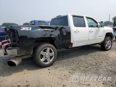 Trzecie zdjęcie samochodu z tyłu: 2007 CHEVROLET SILVERADO K2500 HEAVY DUTY VIN:1GCHK23677F505338 - miniatura