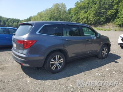 Trzecie zdjęcie samochodu z tyłu: 2018 HONDA PILOT EXL VIN:5FNYF6H50JB028100 - miniatura