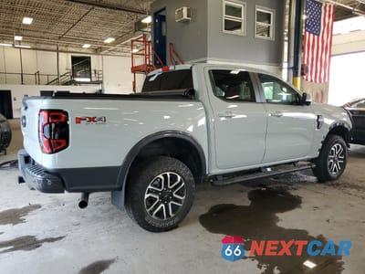 Trzecie zdjęcie samochodu z tyłu: 2024 FORD RANGER LARIAT VIN:1FTER4KH7RLE75243 - miniatura