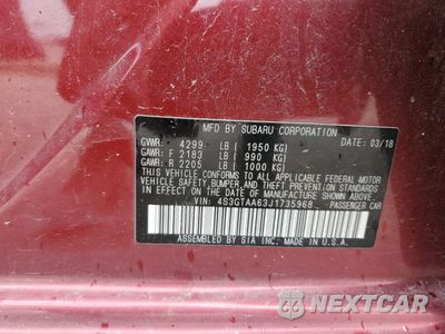 Zdjęcie 13 z 13 samochodu: 2018 SUBARU IMPREZA VIN:4S3GTAA63J1735968 - miniatura