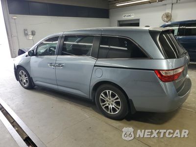 Drugie zdjęcie samochodu z przodu: 2011 HONDA ODYSSEY EXL VIN:5FNRL5H60BB013288 - miniatura