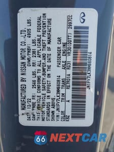 Zdjęcie 12 z 12 samochodu: 2022 INFINITI Q60 RED SPORT 400 VIN:JN1FV7LK3NM660814 - miniatura