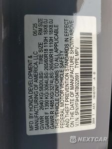 Zdjęcie 13 z 16 samochodu: 2026 HONDA PASSPORT RTL VIN:5FNYF9H34TB022691 - miniatura