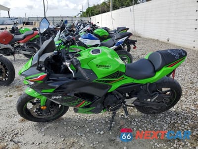 Trzecie zdjęcie samochodu z tyłu: 2024 KAWASAKI EX650 P VIN:ML5EXEP15RDAC6220 - miniatura