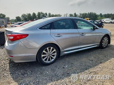 Trzecie zdjęcie samochodu z tyłu: 2017 HYUNDAI SONATA SPORT VIN:5NPE34AFXHH515092 - miniatura