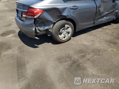 Trzecie zdjęcie samochodu z tyłu: 2013 HONDA CIVIC LX VIN:19XFB2F55DE027887 - miniatura