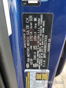 Zdjęcie 12 z 13 samochodu: 2019 KIA FORTE FE VIN:3KPF24AD8KE074306 - miniatura