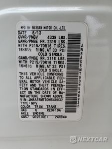 Zdjęcie 13 z 13 samochodu: 2013 NISSAN ROGUE S VIN:JN8AS5MT9DW549932 - miniatura