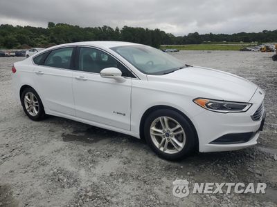 Czwarte zdjęcie samochodu z boku: 2018 FORD FUSION SE HYBRID VIN:3FA6P0LU3JR278743 - miniatura