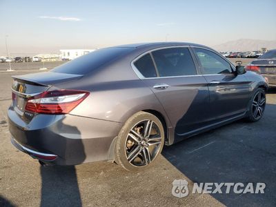 Trzecie zdjęcie samochodu z tyłu: 2017 HONDA ACCORD SPORT VIN:1HGCR2F59HA124406 - miniatura