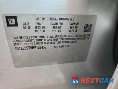 Zdjęcie 12 z 12 samochodu: 2017 CHEVROLET MALIBU LT VIN:1G1ZE5ST9HF139459 - miniatura