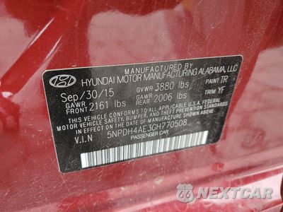 Zdjęcie 13 z 13 samochodu: 2016 HYUNDAI ELANTRA SE VIN:5NPDH4AE3GH770508 - miniatura