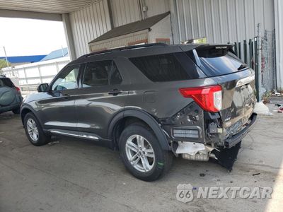 Drugie zdjęcie samochodu z przodu: 2020 FORD EXPLORER XLT VIN:1FMSK8DH4LGA20700 - miniatura