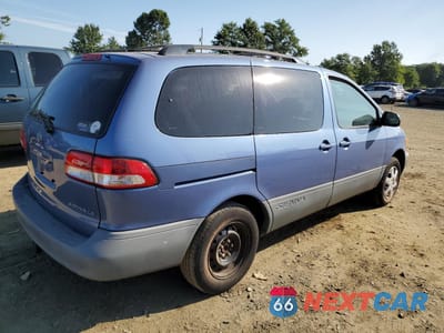 Trzecie zdjęcie samochodu z tyłu: 2003 TOYOTA SIENNA LE VIN:4T3ZF13C23U546400 - miniatura