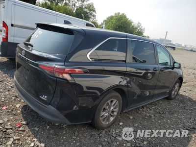 Trzecie zdjęcie samochodu z tyłu: 2021 TOYOTA SIENNA LE VIN:5TDKRKEC2MS046638 - miniatura