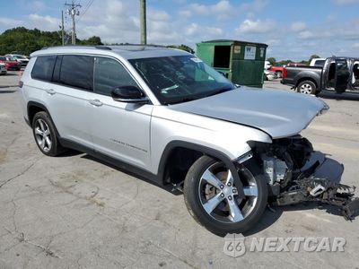 Czwarte zdjęcie samochodu z boku: 2021 JEEP GRAND CHEROKEE L LIMITED VIN:1C4RJKBG5M8191240 - miniatura