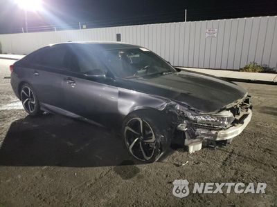 Czwarte zdjęcie samochodu z boku: 2019 HONDA ACCORD SPORT VIN:1HGCV1F31KA123228 - miniatura