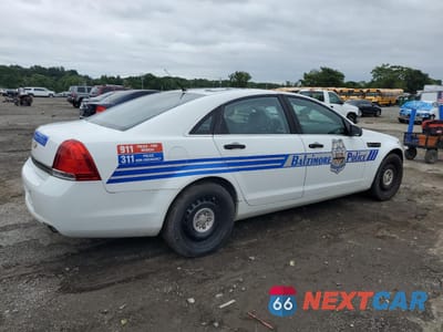 Trzecie zdjęcie samochodu z tyłu: 2012 CHEVROLET CAPRICE POLICE VIN:6G1MK5R30CL666330 - miniatura