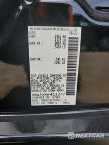 Zdjęcie 12 z 15 samochodu: 2022 NISSAN ALTIMA SR VIN:1N4BL4CVXNN412277 - miniatura