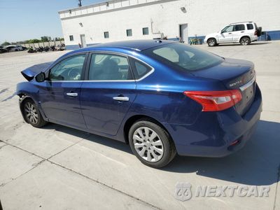 Drugie zdjęcie samochodu z przodu: 2016 NISSAN SENTRA S VIN:3N1AB7AP5GY216450 - miniatura