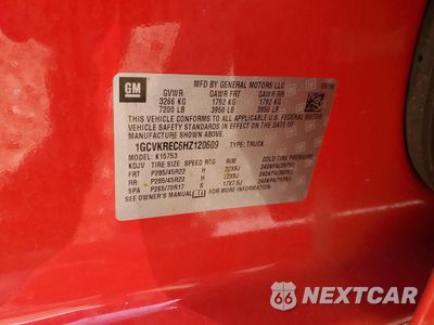 Zdjęcie 12 z 13 samochodu: 2017 CHEVROLET SILVERADO K1500 LT VIN:1GCVKREC6HZ120609 - miniatura