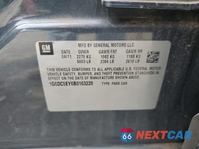 Zdjęcie 12 z 12 samochodu: 2011 CADILLAC CTS VIN:1G6DC5EY6B0163228 - miniatura