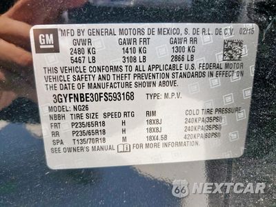 Zdjęcie 13 z 13 samochodu: 2015 CADILLAC SRX LUXURY COLLECTION VIN:3GYFNBE30FS593168 - miniatura