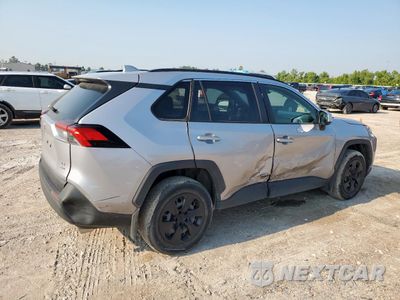 Trzecie zdjęcie samochodu z tyłu: 2021 TOYOTA RAV4 LE VIN:JTMG1RFV2MD073002 - miniatura