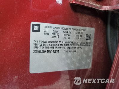 Zdjęcie 13 z 16 samochodu: 2017 BUICK REGAL SPORT TOURING VIN:2G4GL5EX4H9140834 - miniatura