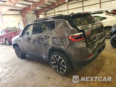 Drugie zdjęcie samochodu z przodu: 2018 JEEP COMPASS LIMITED VIN:3C4NJDCB8JT350780 - miniatura