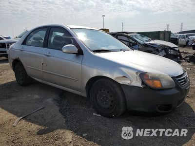 Czwarte zdjęcie samochodu z boku: 2009 KIA SPECTRA EX VIN:KNAFE221495650895 - miniatura