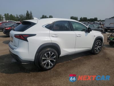 Trzecie zdjęcie samochodu z tyłu: 2016 LEXUS NX 200T BASE VIN:JTJBARBZ6G2077957 - miniatura